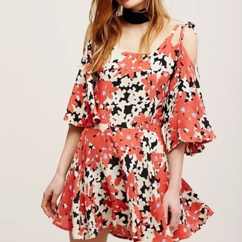 Free People One Lucina Cold Shoulder Dress